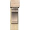 Ekena Millwork Olympic Block Rough Sawn Bracket w/ Offset Brace, Douglas Fir, 8"W x 28"D x 28"H BKT0806X28X28OLY05RDF - alternate 4
